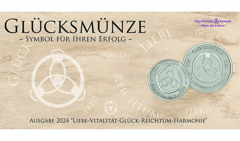 Glücksmünze 2024